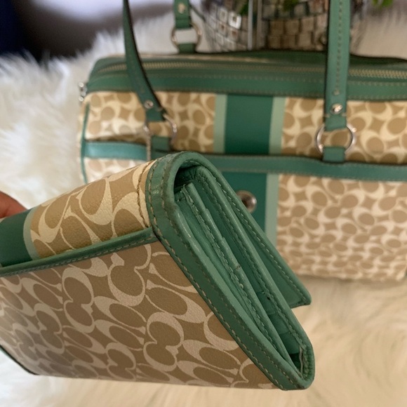 Coach Set Vintage Satchel Bag & Wallet 2pc - Picture 11 of 13